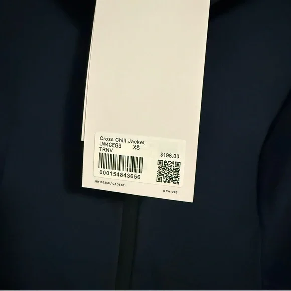 Lululemon Cross Chill Performance Jacket True Navy XS - Picture 10 of 12